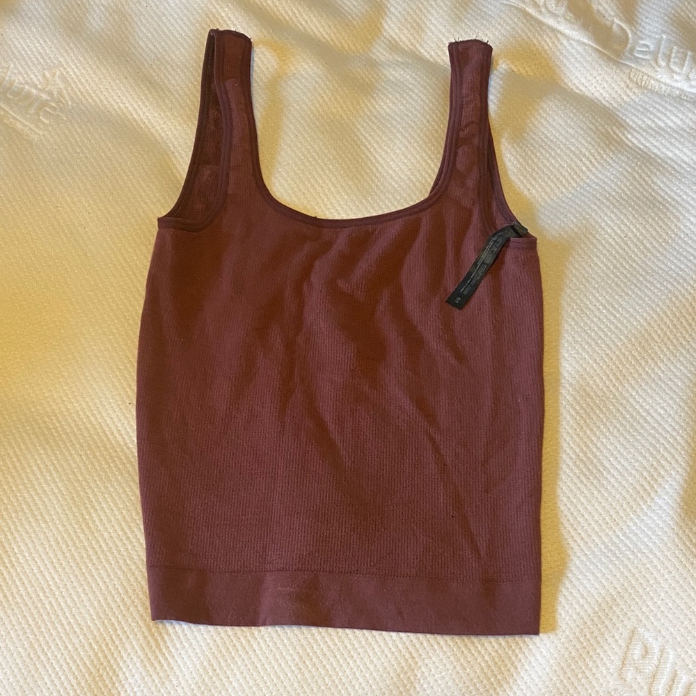 Women's Burgundy Tank Top